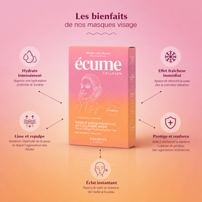 Ecume - Masque Visage - Boite de 5 masques