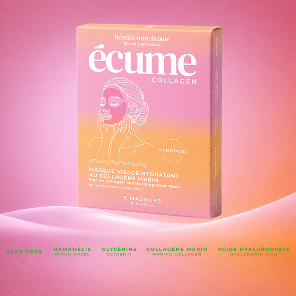 Ecume - Masque Visage - Boite de 5 masques