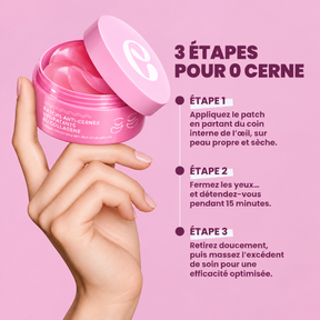 Ecume - Patchs anti-cernes - 180 patchs (3 pots)