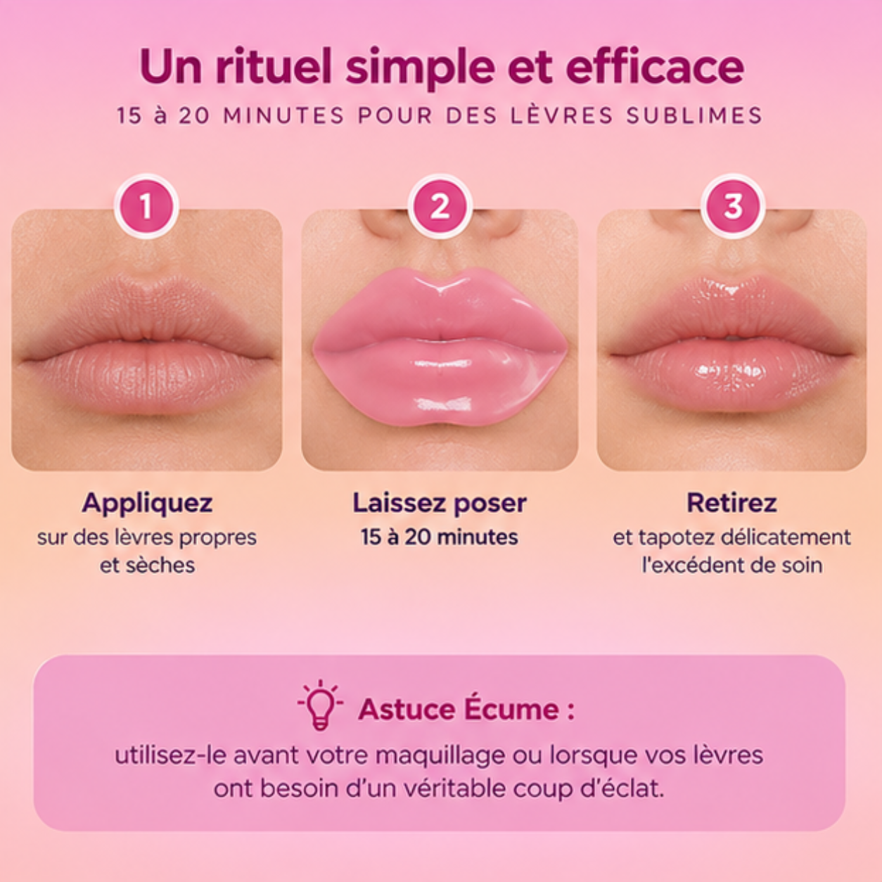 Écume - Patch Hydratant lèvres